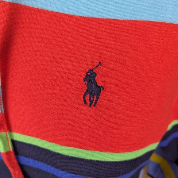 Polo Ralph Lauren Men's Multicolor Striped Hooded T-Shirt - Picture 7 of 8